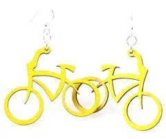 Eco-Friendly Bicycle Earrings | Laser-Cut Wood | Hypoallergenic Ear Wires
Looking for a sustainable and stylish accessory? Check out our hypoallergenic Bicycle Earrings, made in the USA from sustainably sourced wood. These laser