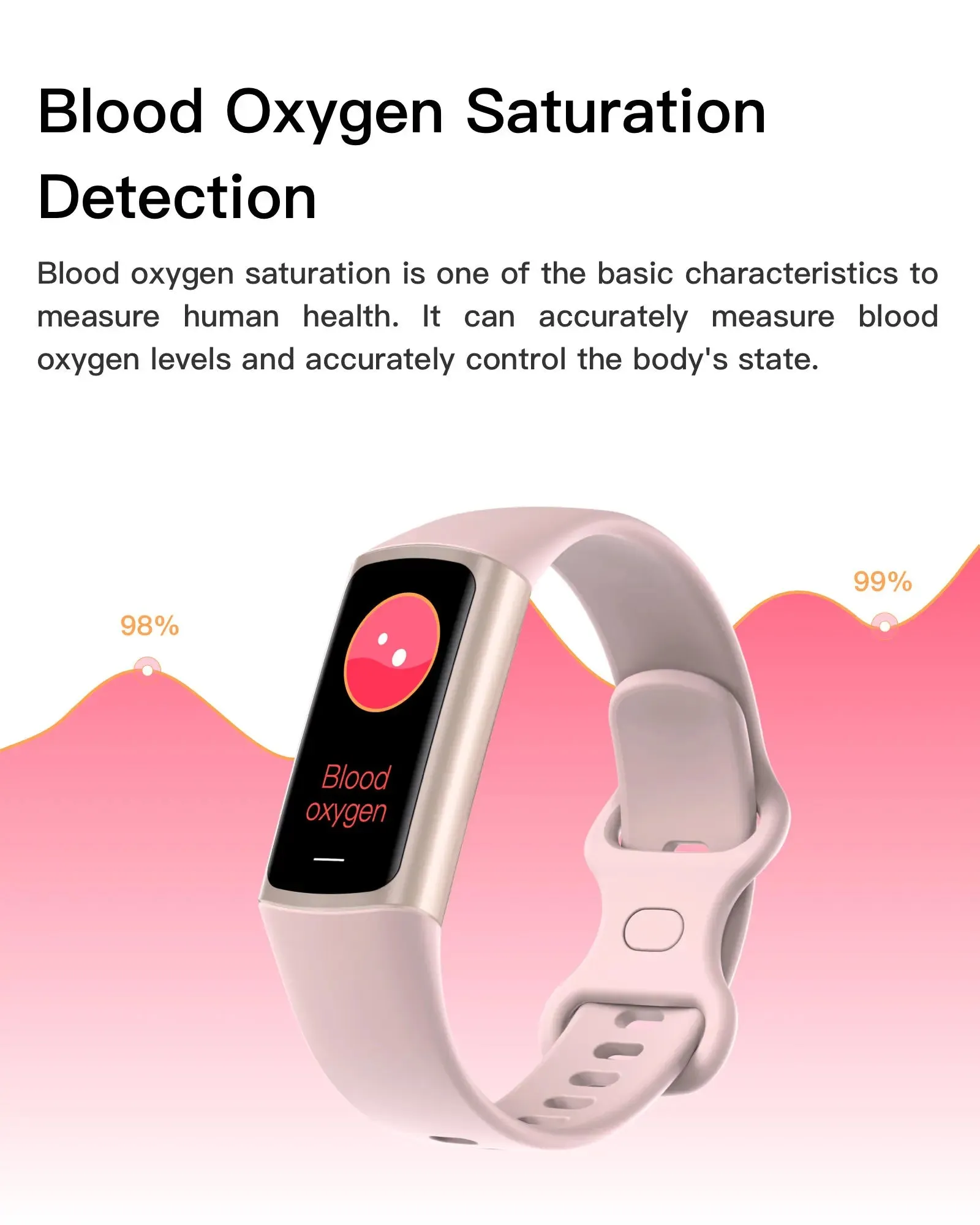 EFFEOKKI C68L 0.96" LCD Smart Fitness Band