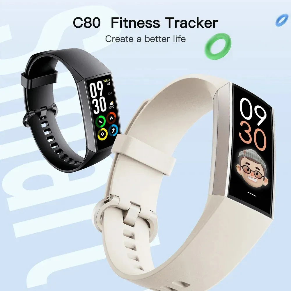 EFFEOKKI C80 1.10" AMOLED Smart Fitness Band