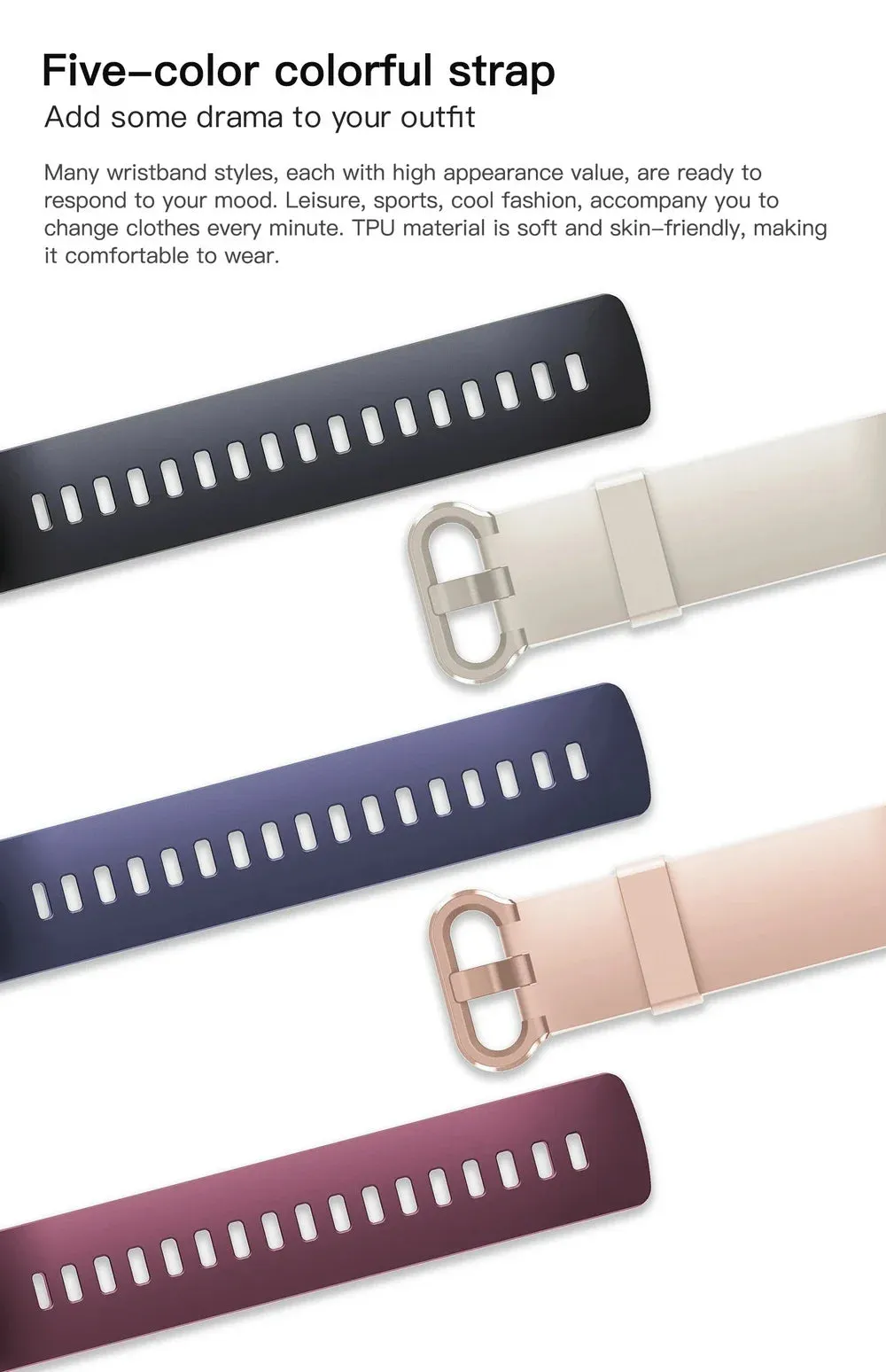 EFFEOKKI C80 1.10" AMOLED Smart Fitness Band