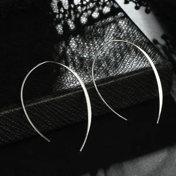 Elisa Nova Open Hoop Earrings – 18K Gold Vermeil, Lightweight and Unique