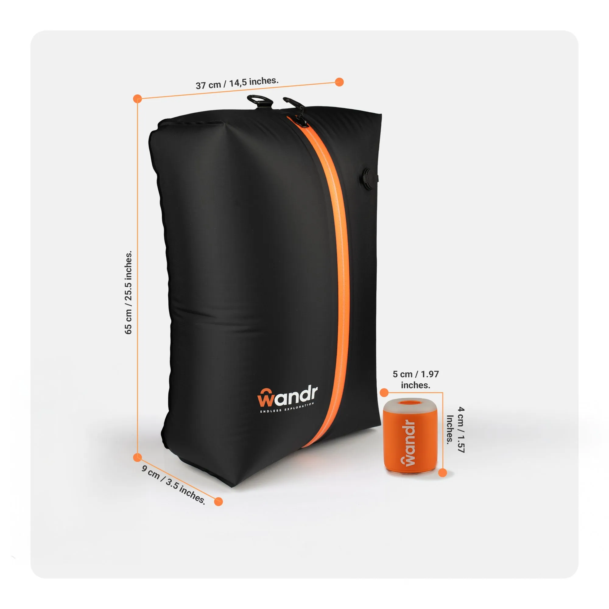 Explorer Pack: Wandr W36   HiPump – Travel Lighter and Stay Organized
