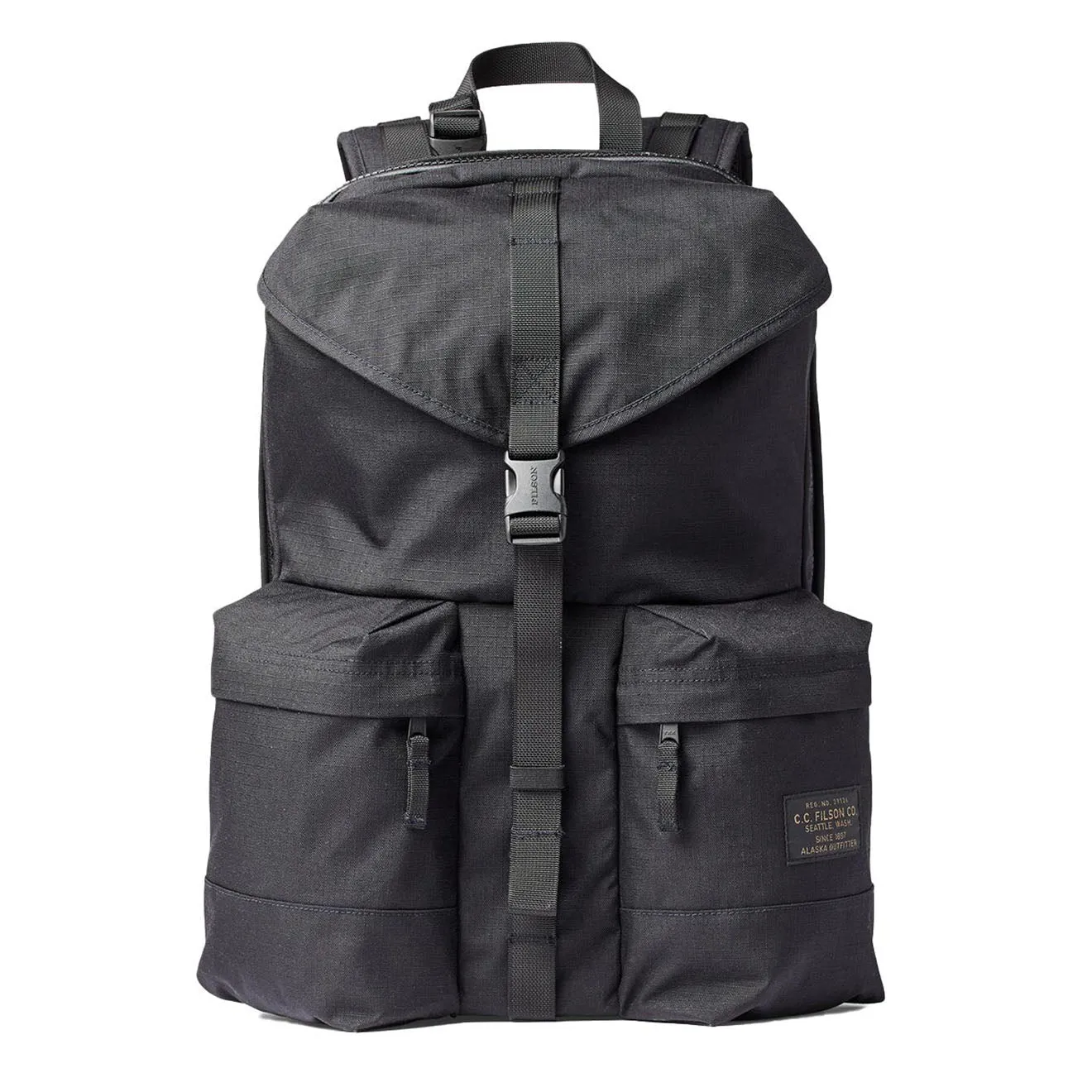 Filson Ripstop Nylon Backpack Black