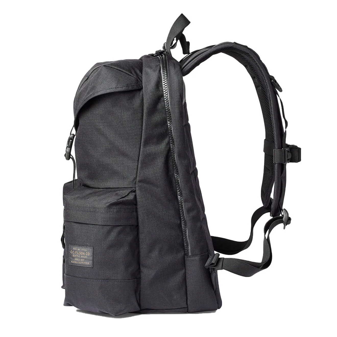 Filson Ripstop Nylon Backpack Black