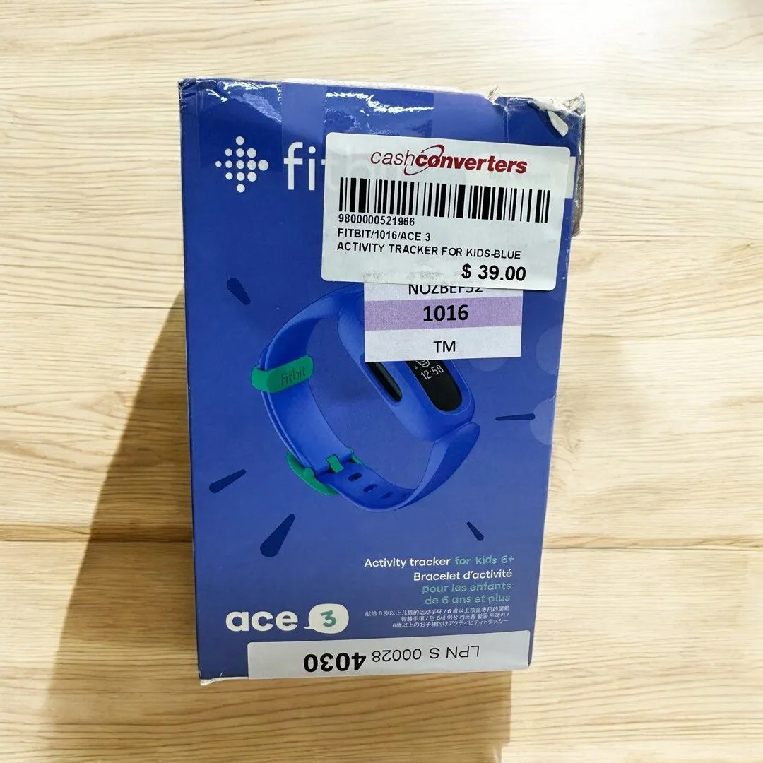 Fitbit Ace 3 Activity Tracker for Kids 6  One Size, Cosmic Blue / Green - Singapore Edition