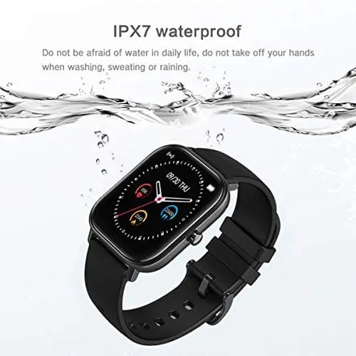 Fitness Tracker Blood Pressure Heart Rate Monitor Blood Oxygen Activity Tracker Pedometer Big Fitness Tracker Sleep Monitor Smart Watches for Women Men