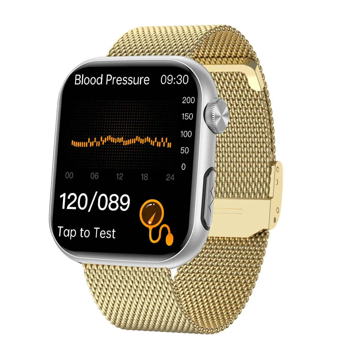 FITVII SmartWatch ECG with Heart Rate Blood Pressure Monitor-GT5 PRO MAX