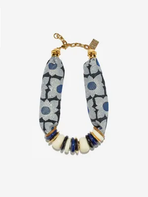 floral kanga necklace