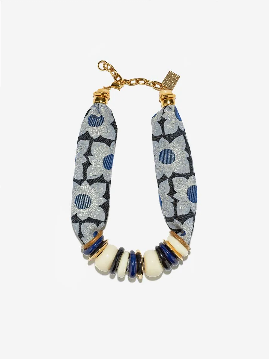 floral kanga necklace