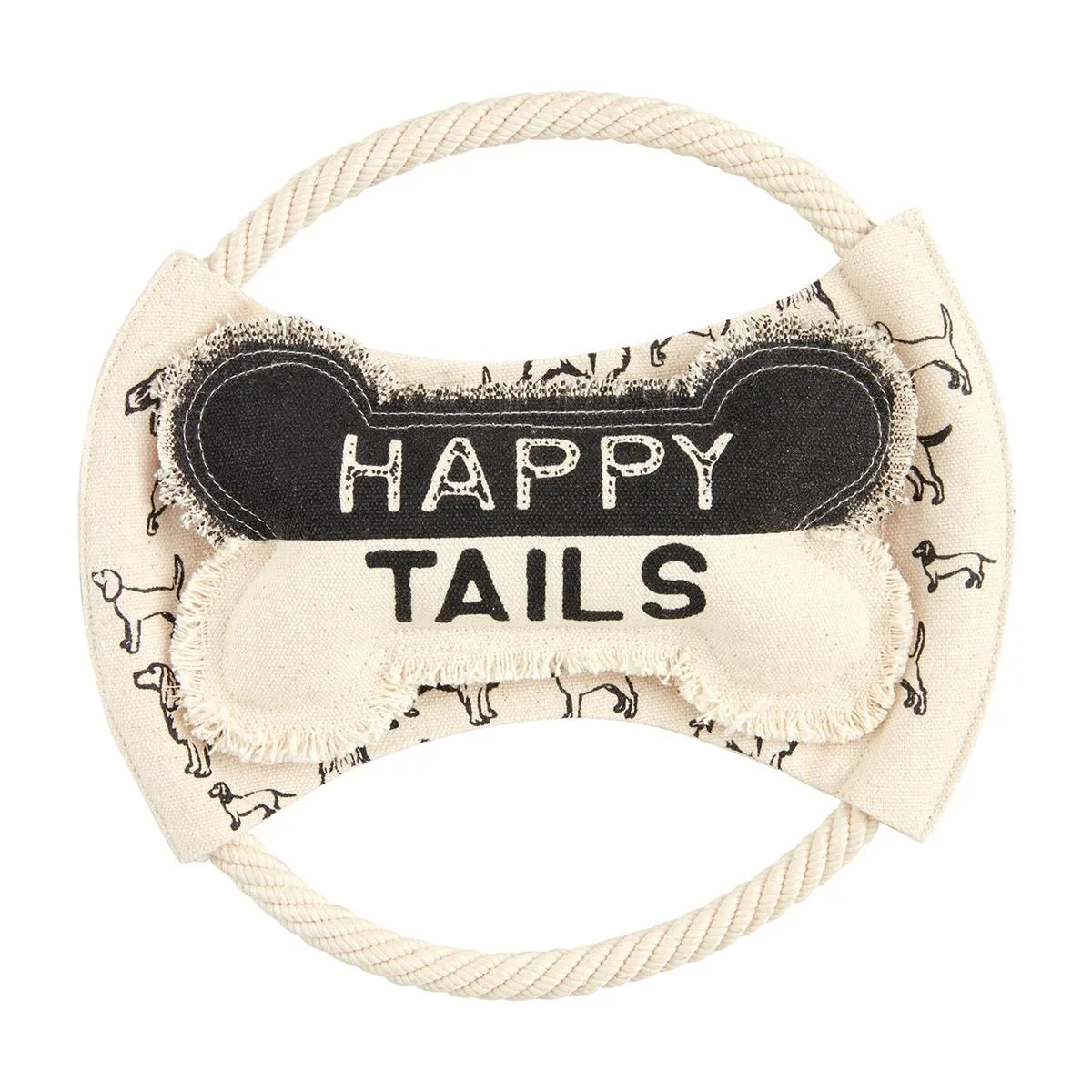 Frisbee & Bone Dog Toy Set
