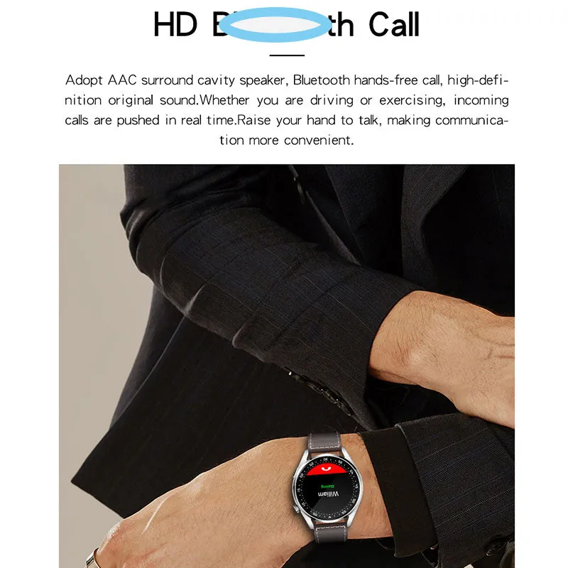 Full Touch Screen Sports  IP67 Water proof BT5.0 Call smart watch PK Huawei For Android- iOS