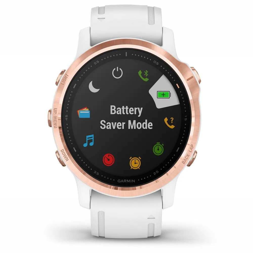 Garmin fenix 6S PRO Multisport GPS Smartwatch (Rose Gold)(010-02159-10)