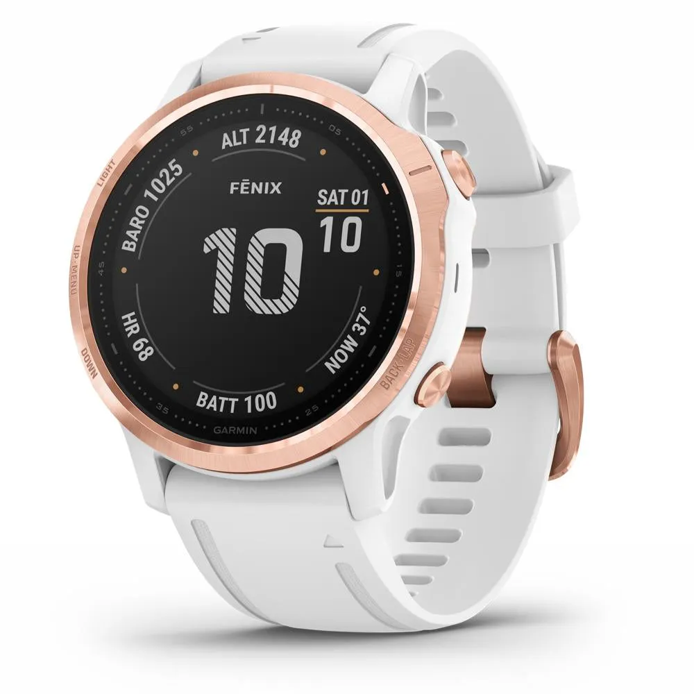 Garmin fenix 6S PRO Multisport GPS Smartwatch (Rose Gold)(010-02159-10)
