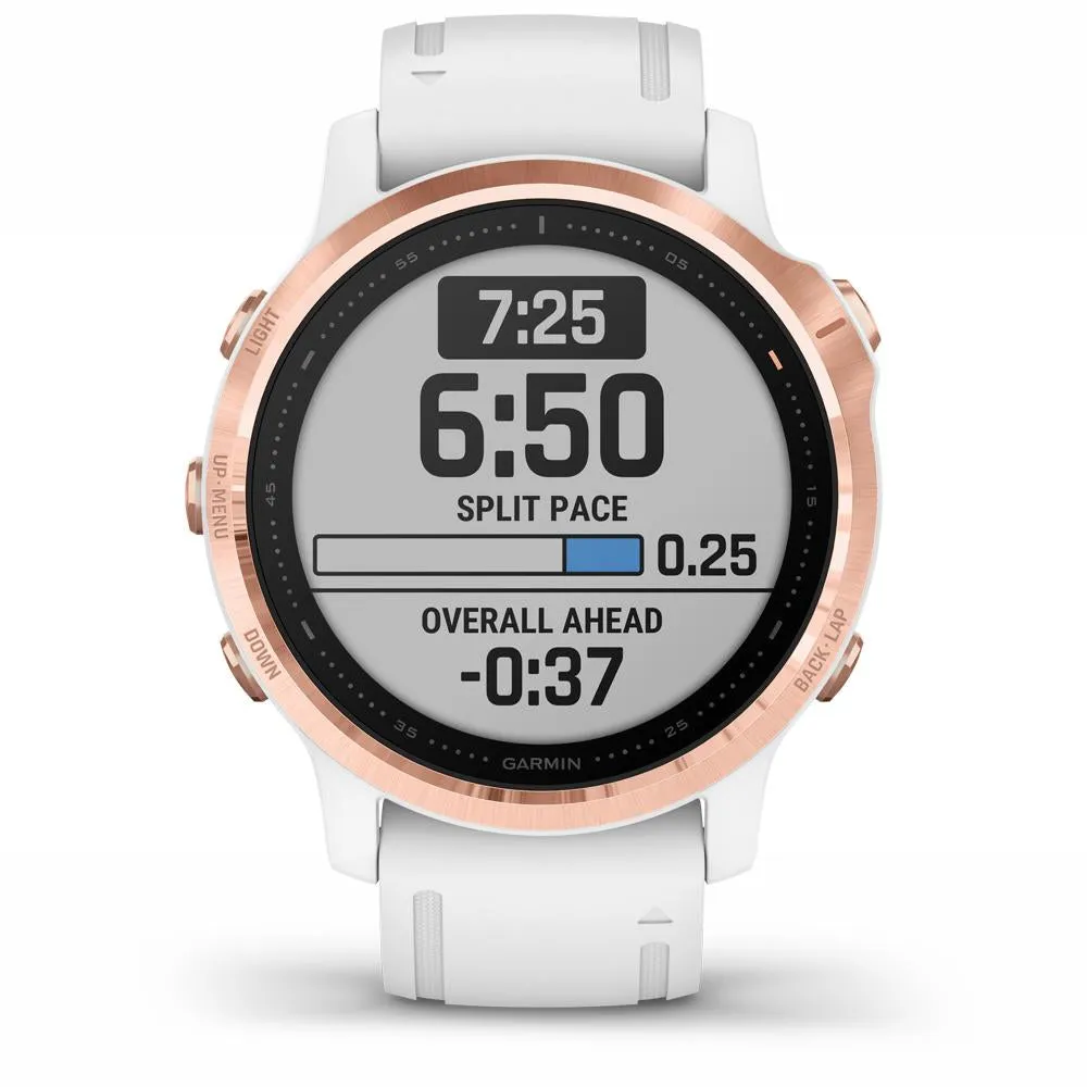 Garmin fenix 6S PRO Multisport GPS Smartwatch (Rose Gold)(010-02159-10)