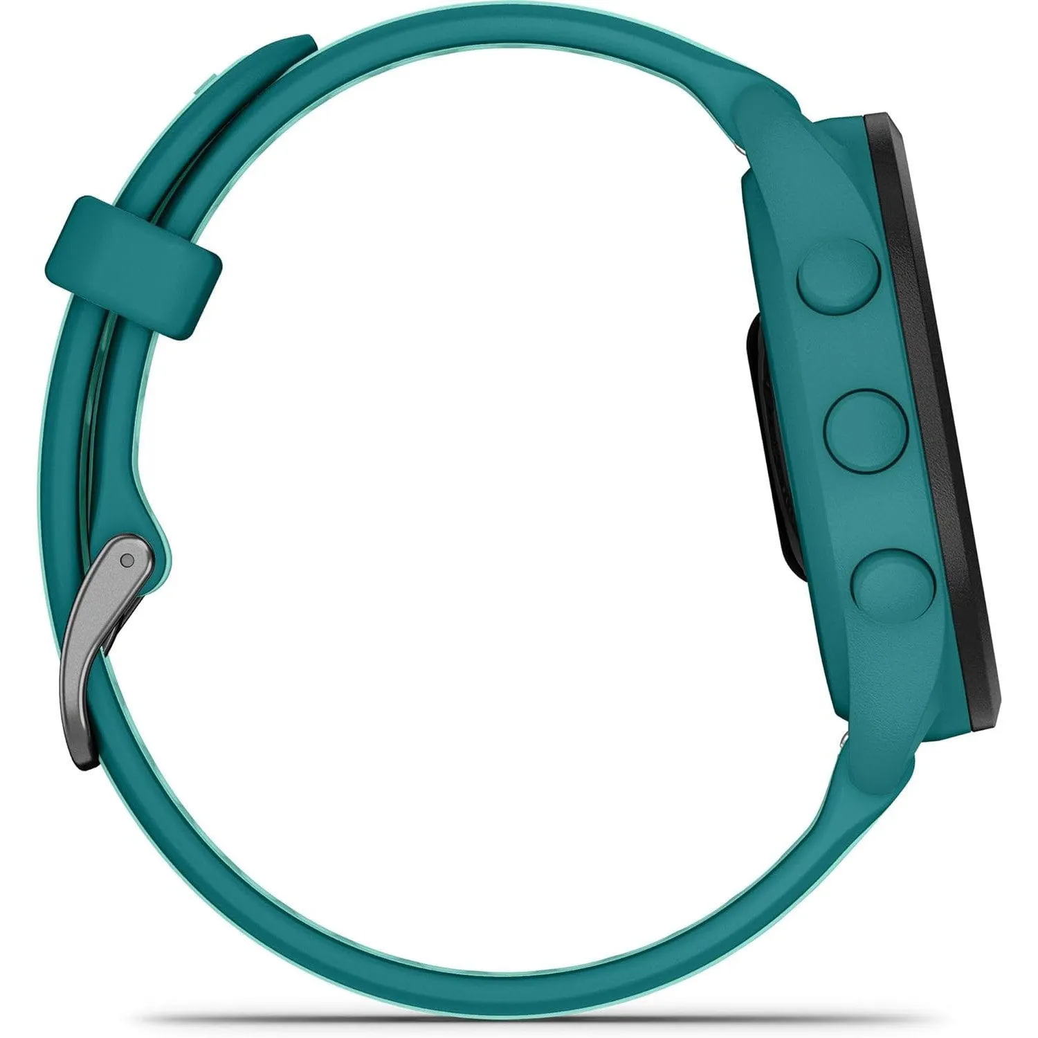 Garmin Forerunner 165 Music Smart Sport Watch Turquoise   Aqua  HRM 200 (XS-S) Bundle