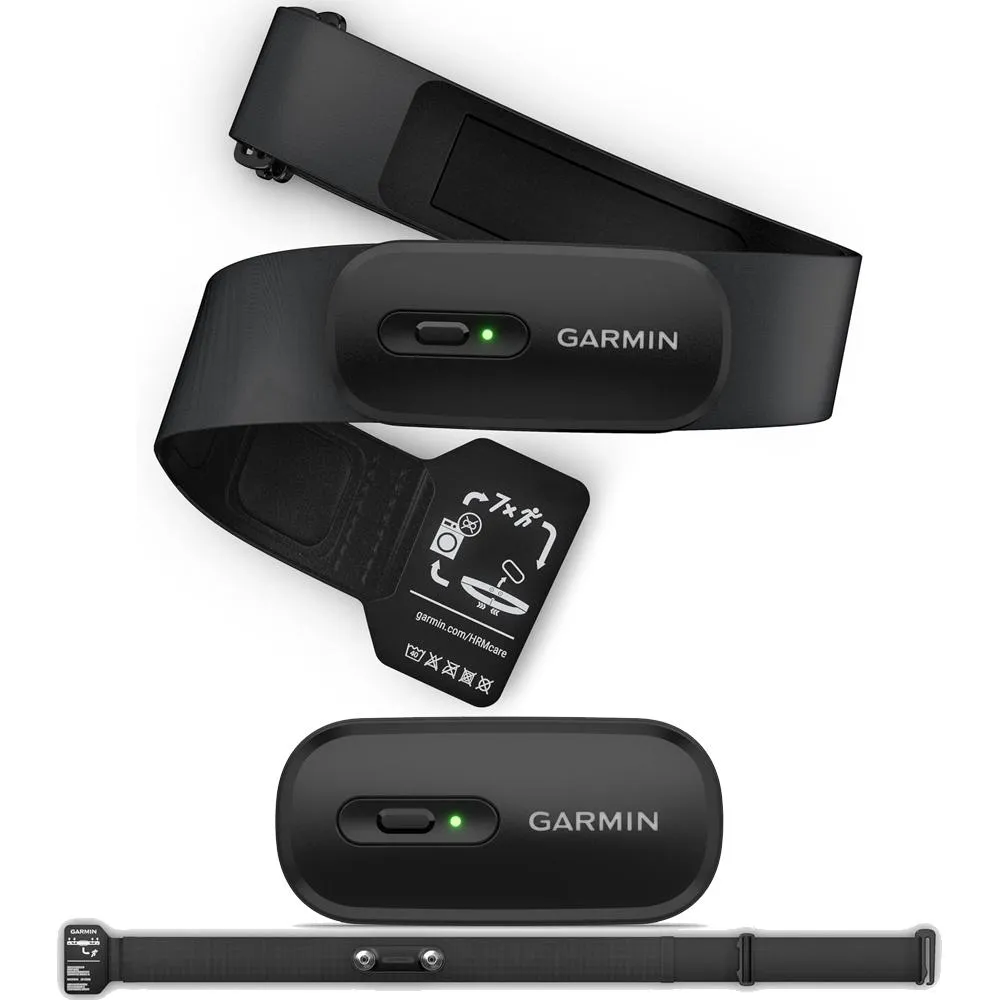 Garmin Forerunner 165 Smart Sport Watch in Black   Slate Gray   HRM 200 (M-XL) Bundle