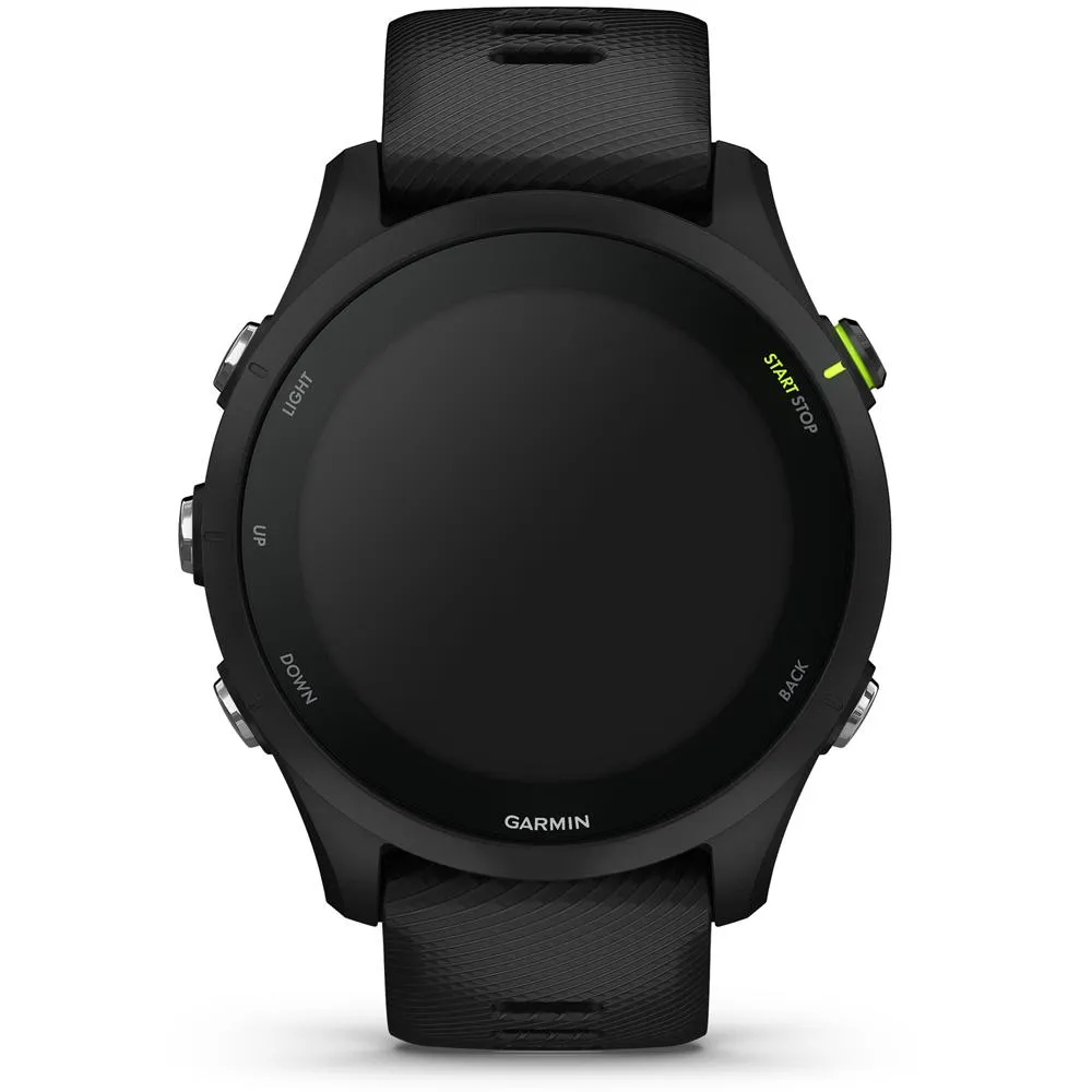 Garmin Forerunner 255 Music GPS Smartwatch Black Bottle & Heart Rate Strap M-XL