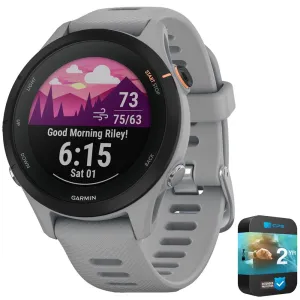 Garmin Forerunner 255S GPS Smartwatch Powder Grey with 2 Year Extended Warranty