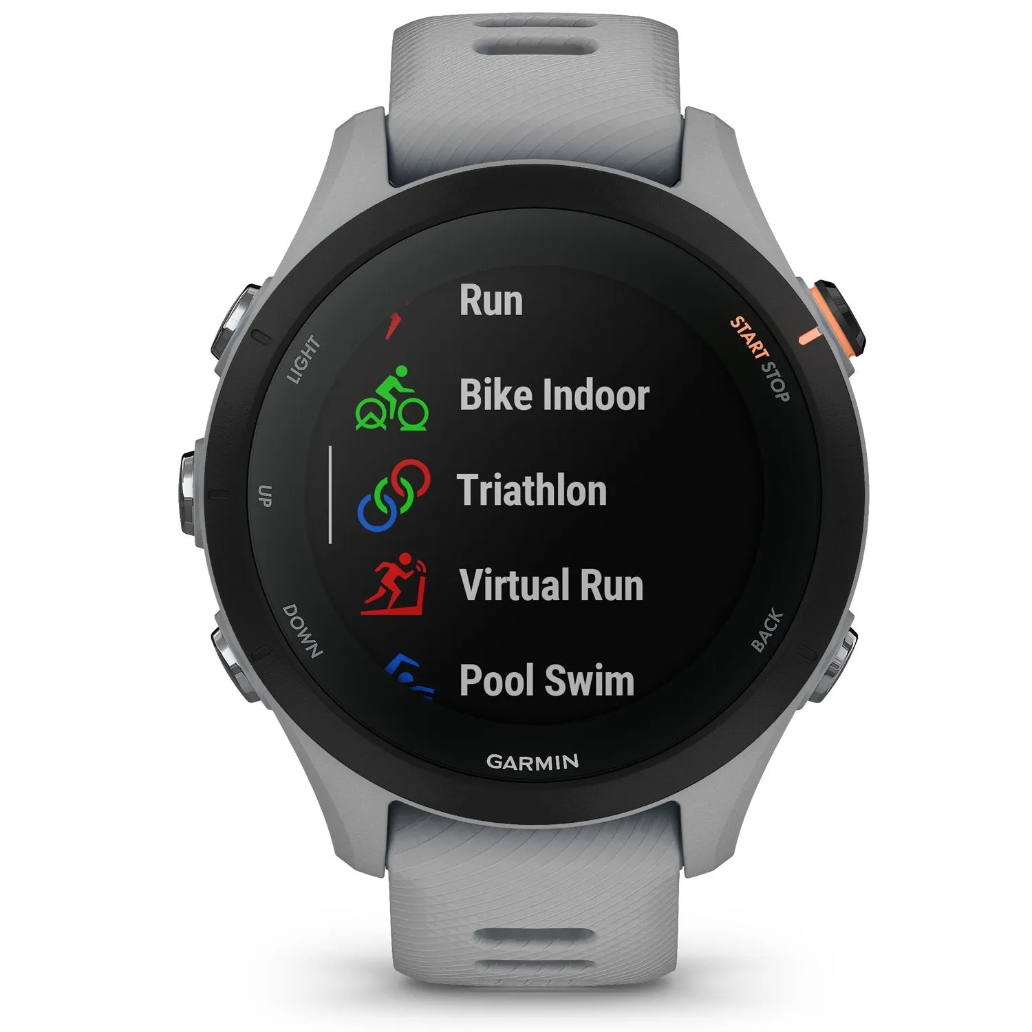Garmin Forerunner 255S GPS Smartwatch, Powder Grey