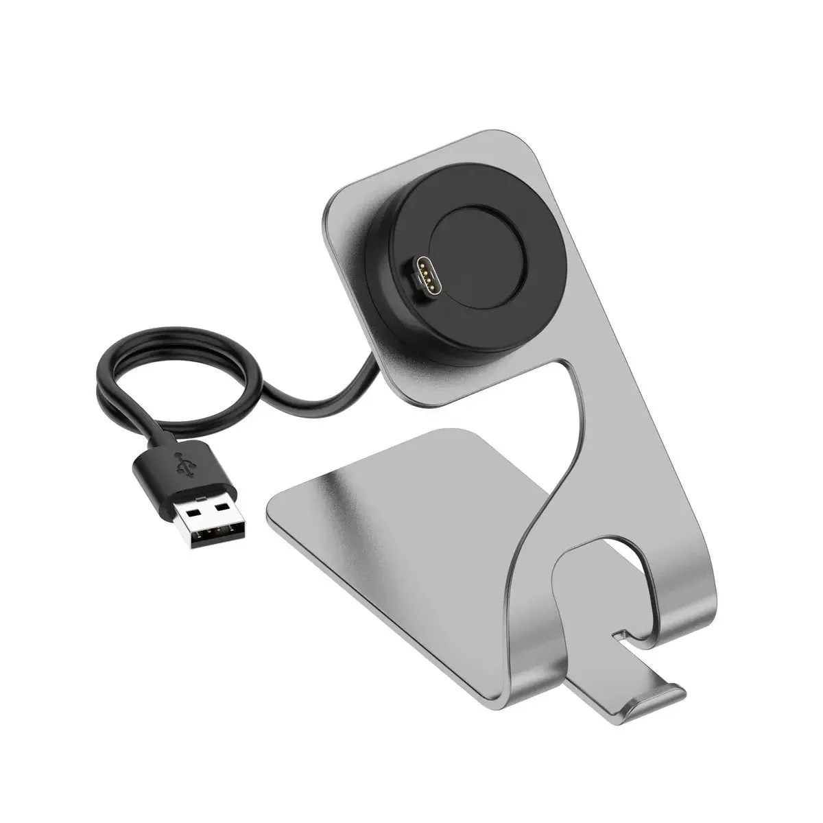 Garmin Forerunner 265 GPS Smartwatch, Whitestone   Charging Dock   Dust Cover Bundle
