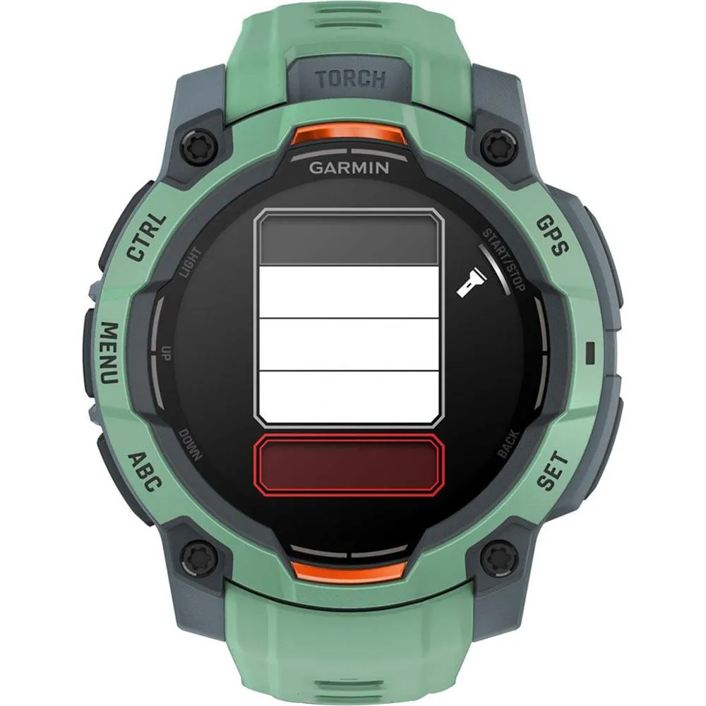 Garmin Instinct 3-45 mm GPS Smartwatch AMOLED Neo Tropic   Charging Dock Bundle