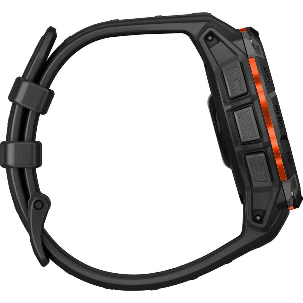 Garmin Instinct 3 - 45 mm GPS Smartwatch SOLAR Black with Charging Dock Bundle