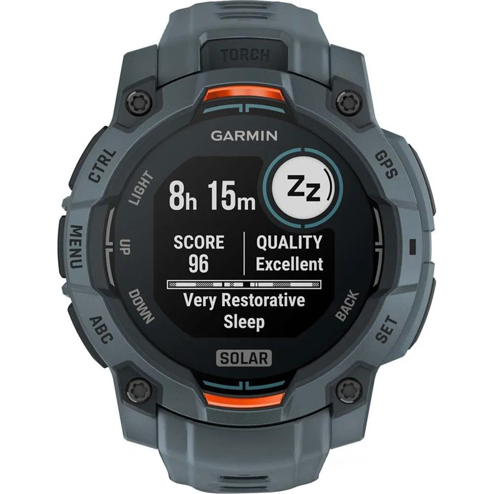 Garmin Instinct 3 45 mm Smartwatch SOLAR Twilight   2x Protector   2 Yr Warranty