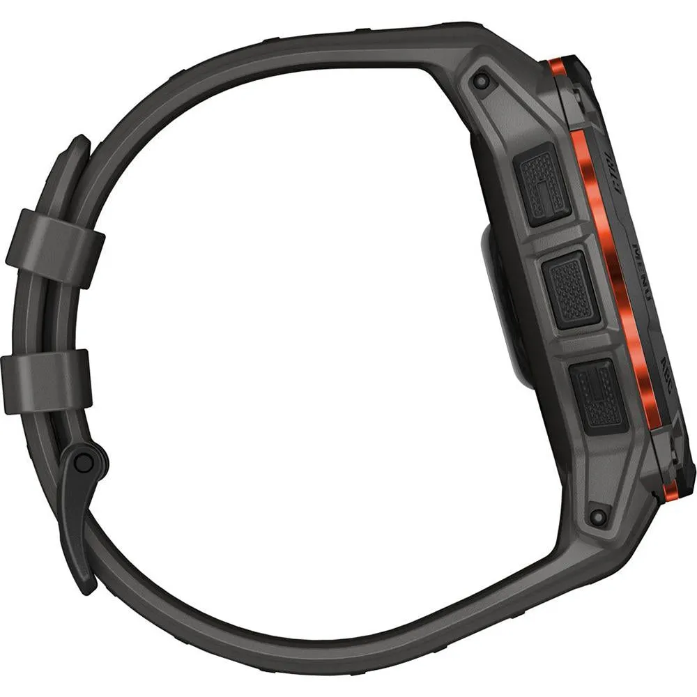 Garmin Instinct 3 - 50 mm GPS Smartwatch, SOLAR   Charging Dock   Protector Bundle