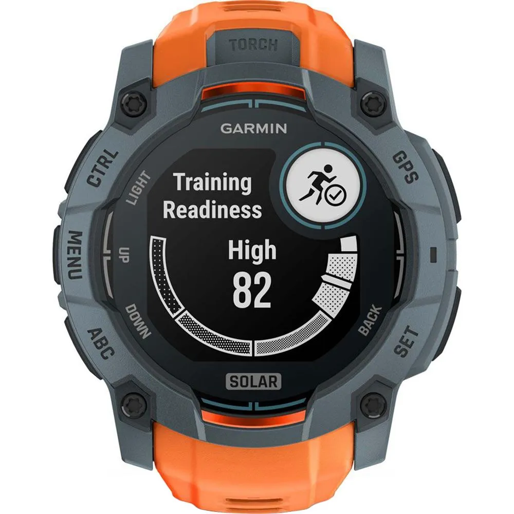 Garmin Instinct 3 - 50 mm GPS Smartwatch SOLAR Twilight   2 Year Warranty Bundle