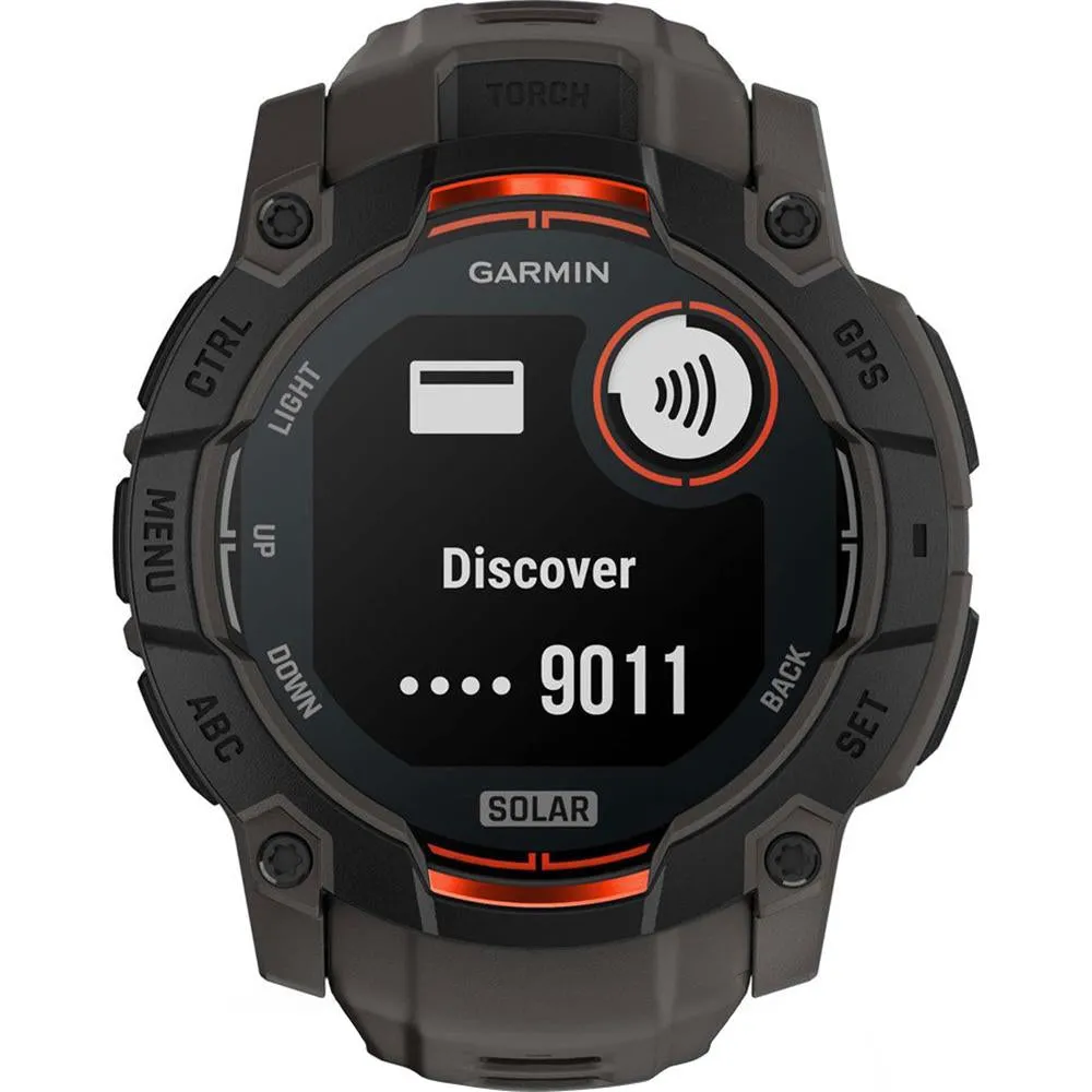 Garmin Instinct 3 50 mm GPS Smartwatch Solar with Light   2 Yr Warranty Bundle