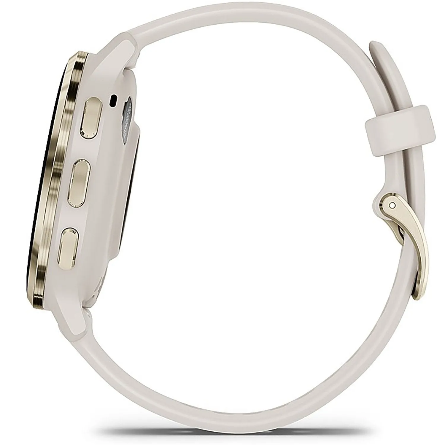 Garmin Venu 3S Health Fitness GPS Smartwatch Gold Steel Bezel with Ivory Case (41mm)