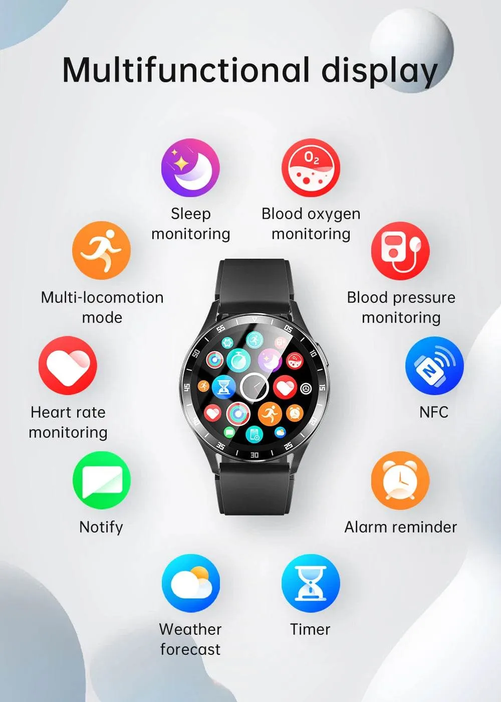 GEJIAN X10 smartwatch TWS 2-in-1 wireless Bluetooth dual earphone call health sports music men and women smartwatch