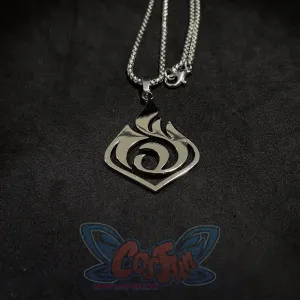 Genshin Impact Vision Necklaces Silver Version C07313