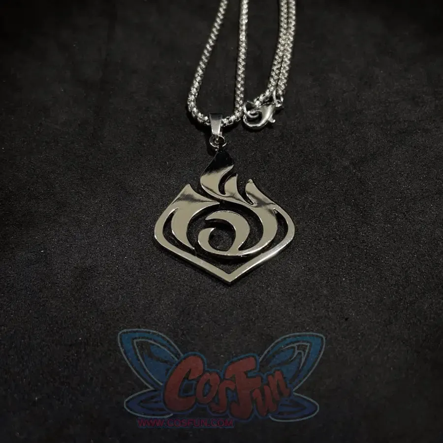 Genshin Impact Vision Necklaces Silver Version C07313