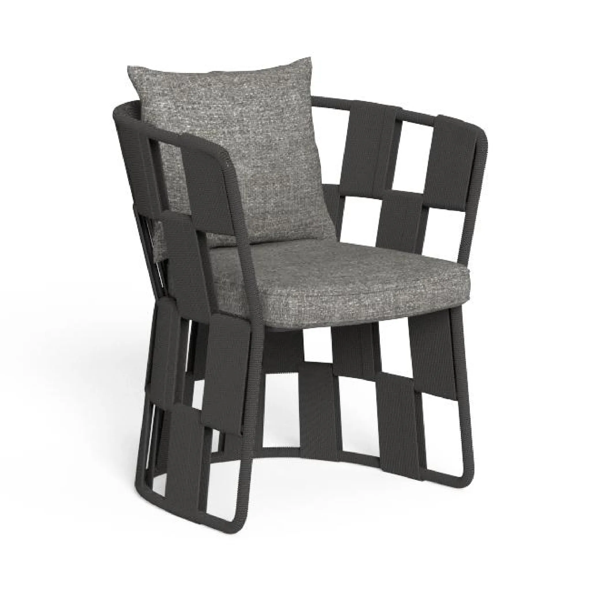 Geometric Rope Outdoor Dining Chair | Talenti Scacco
