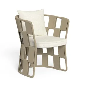 Geometric Rope Outdoor Dining Chair | Talenti Scacco