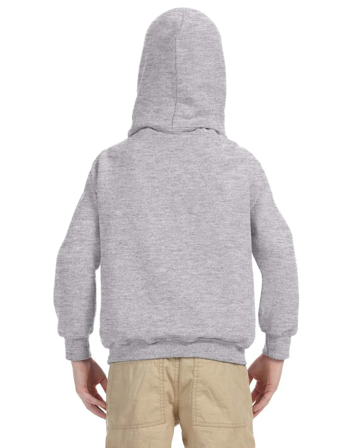 Gildan Youth Lightweight 50/50 Hoodie | Sport Grey