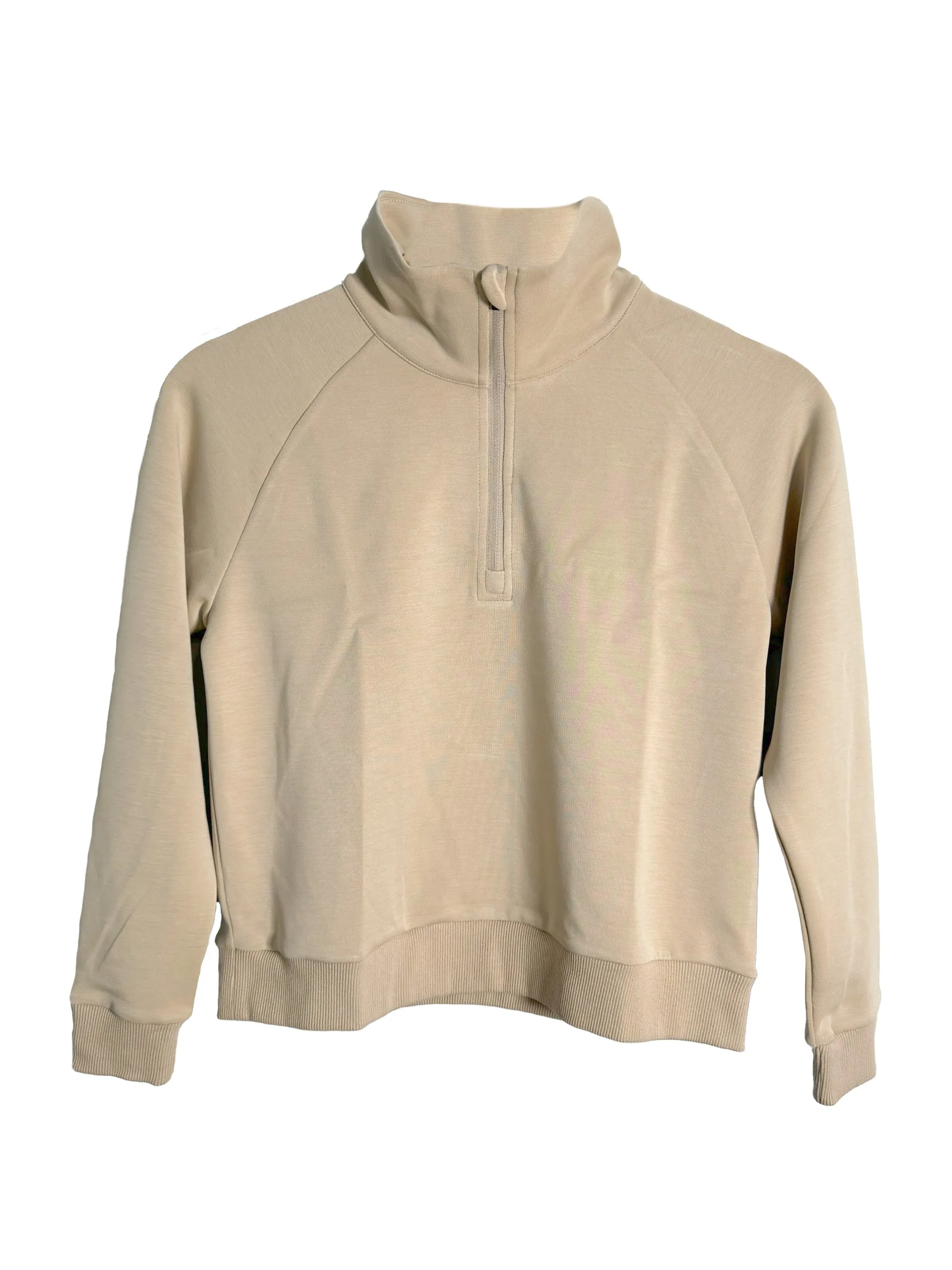 Girls' Scuba Modal Quarter-Zip Sweatshirt