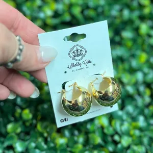 Gold Hugger Hoops