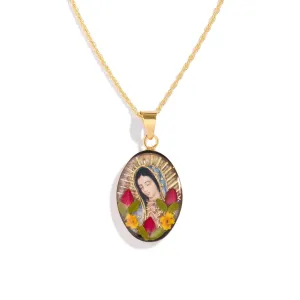 Guadalupe's Roses Necklace