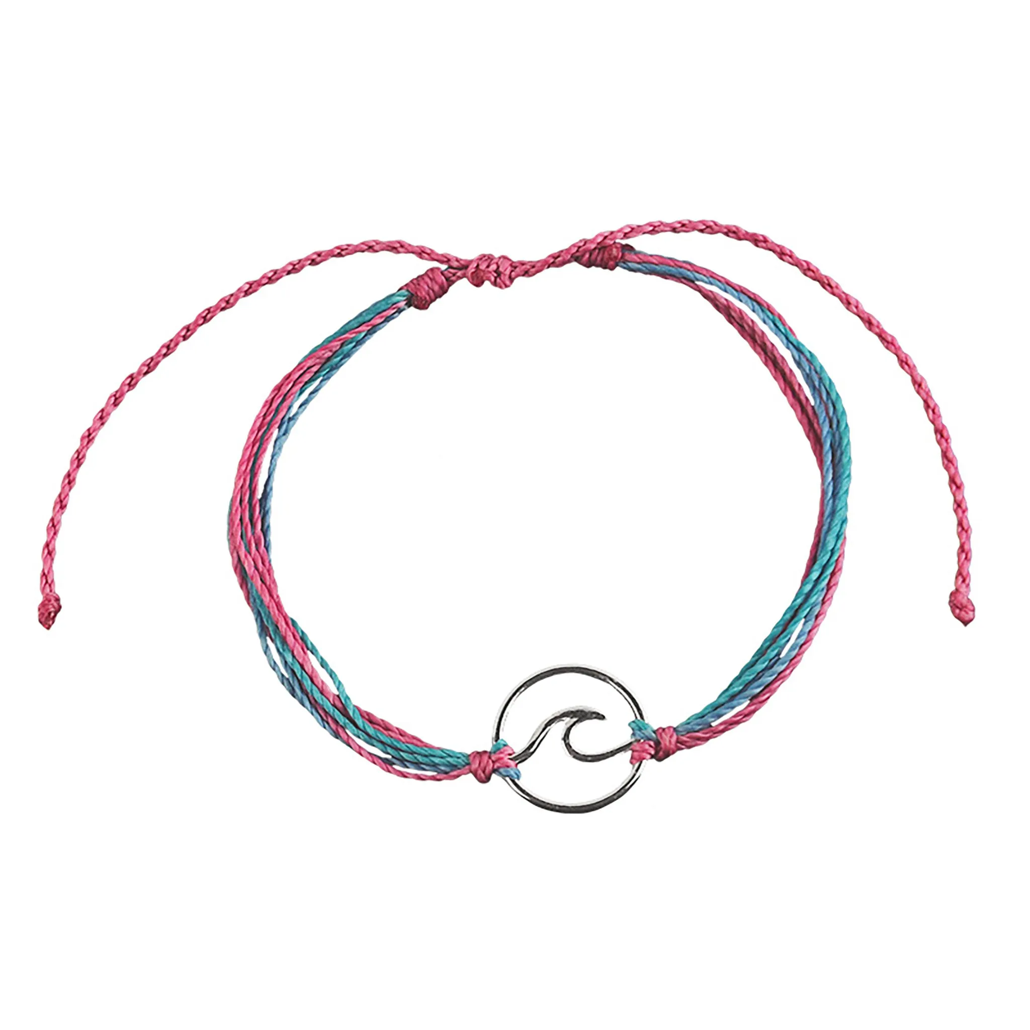 Handmade Wax Cord Wave Bracelet
