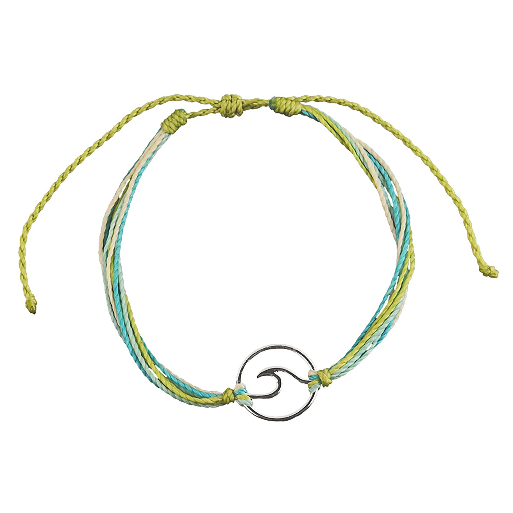 Handmade Wax Cord Wave Bracelet