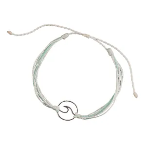 Handmade Wax Cord Wave Bracelet