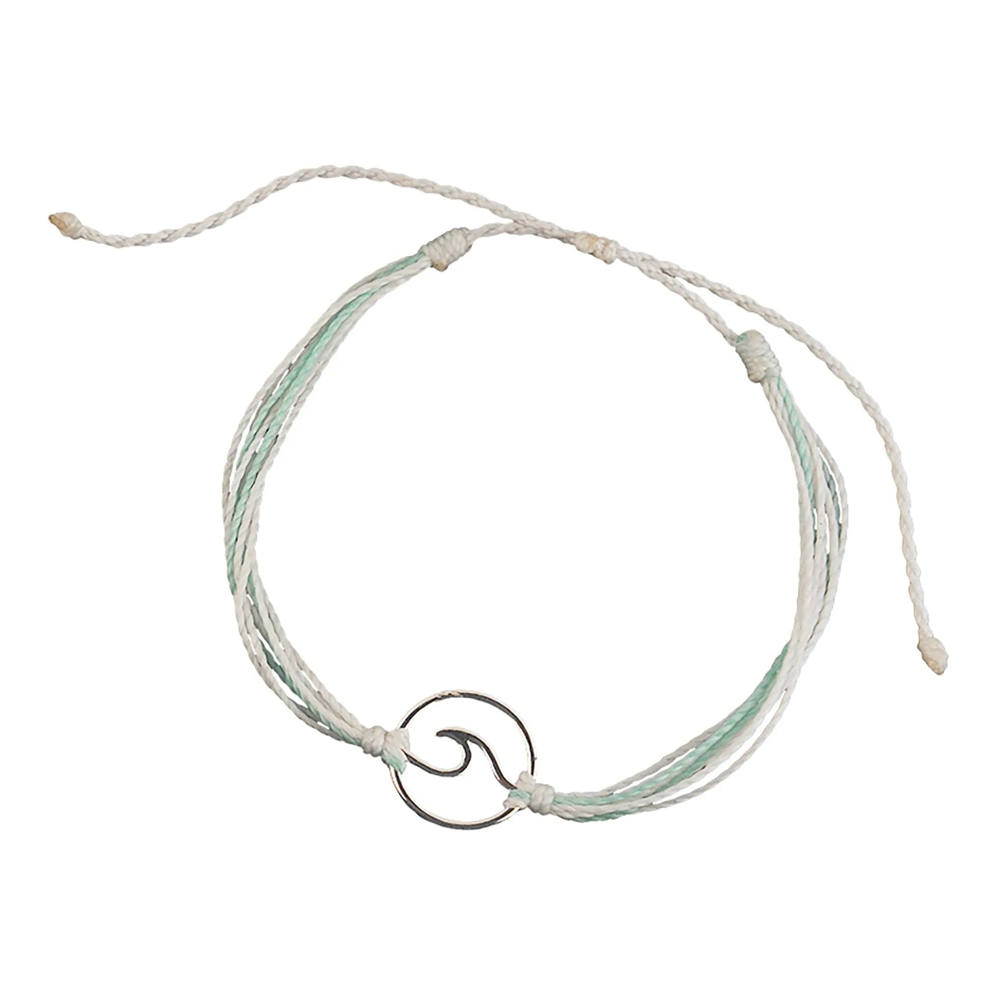 Handmade Wax Cord Wave Bracelet