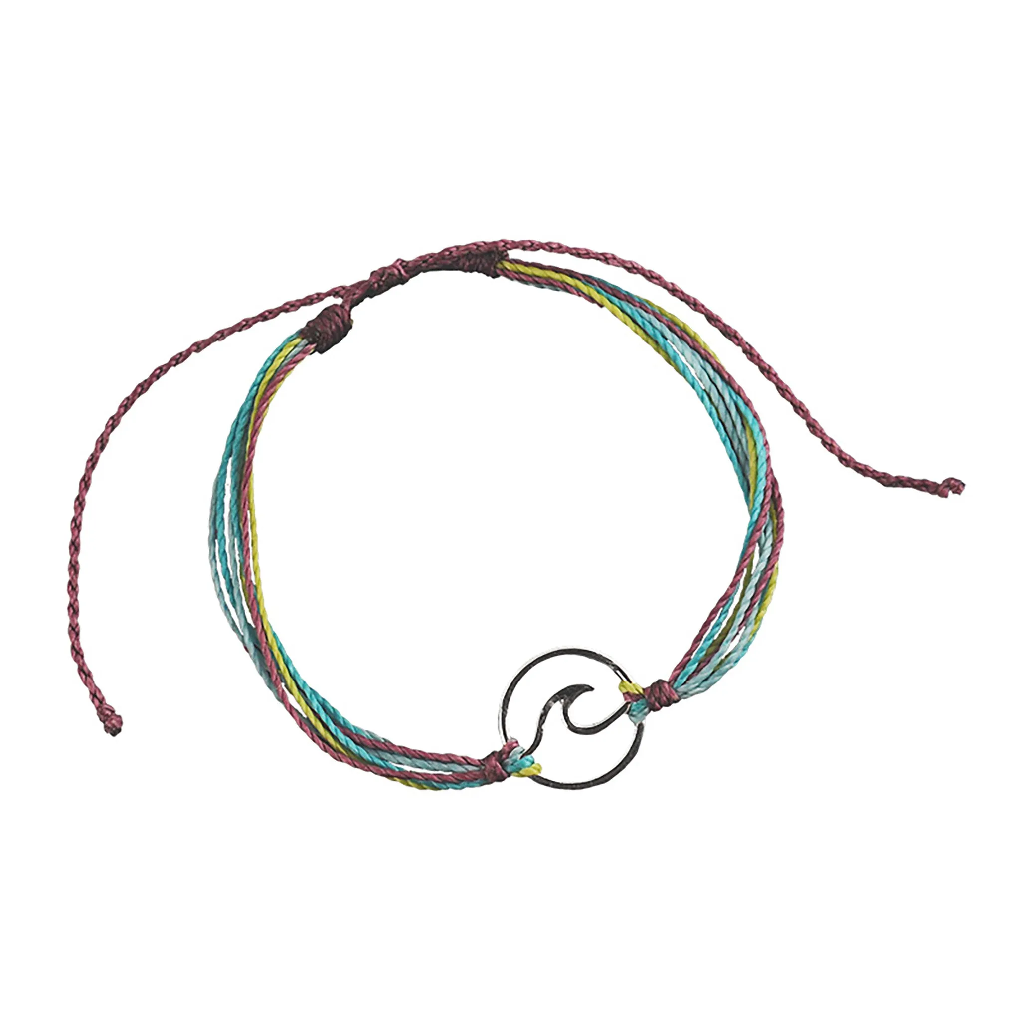 Handmade Wax Cord Wave Bracelet