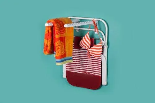HangerJack Foldable Hanger Storage System for Clothes and Laundry, Closet Organizer, Garage and Ladder Storage, Tool and Extension Cords, and Bike Rack