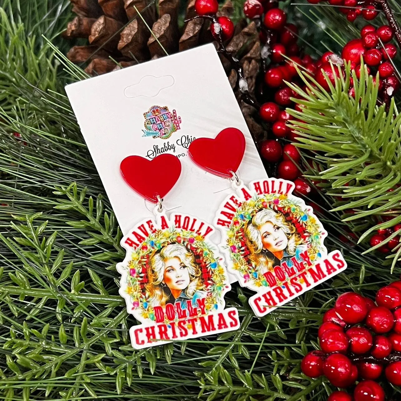 Have A Holly Earrings