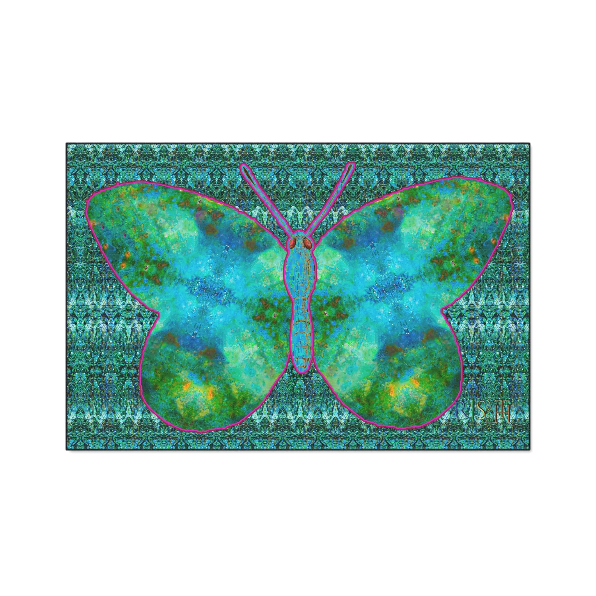 Heavy Duty Floor Mat (Butterfly Glade Denizen & Samhain Dream Thaw 12 & Blue Logo@Alchemic) RJSTH@Fabric#11_7 of 16 RJSTHw2025 RJS