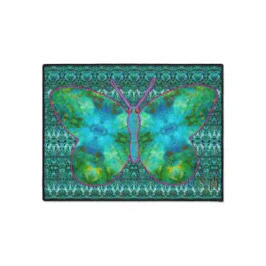 Heavy Duty Floor Mat (Butterfly Glade Denizen & Samhain Dream Thaw 12 & Blue Logo@Alchemic) RJSTH@Fabric#11_7 of 16 RJSTHw2025 RJS