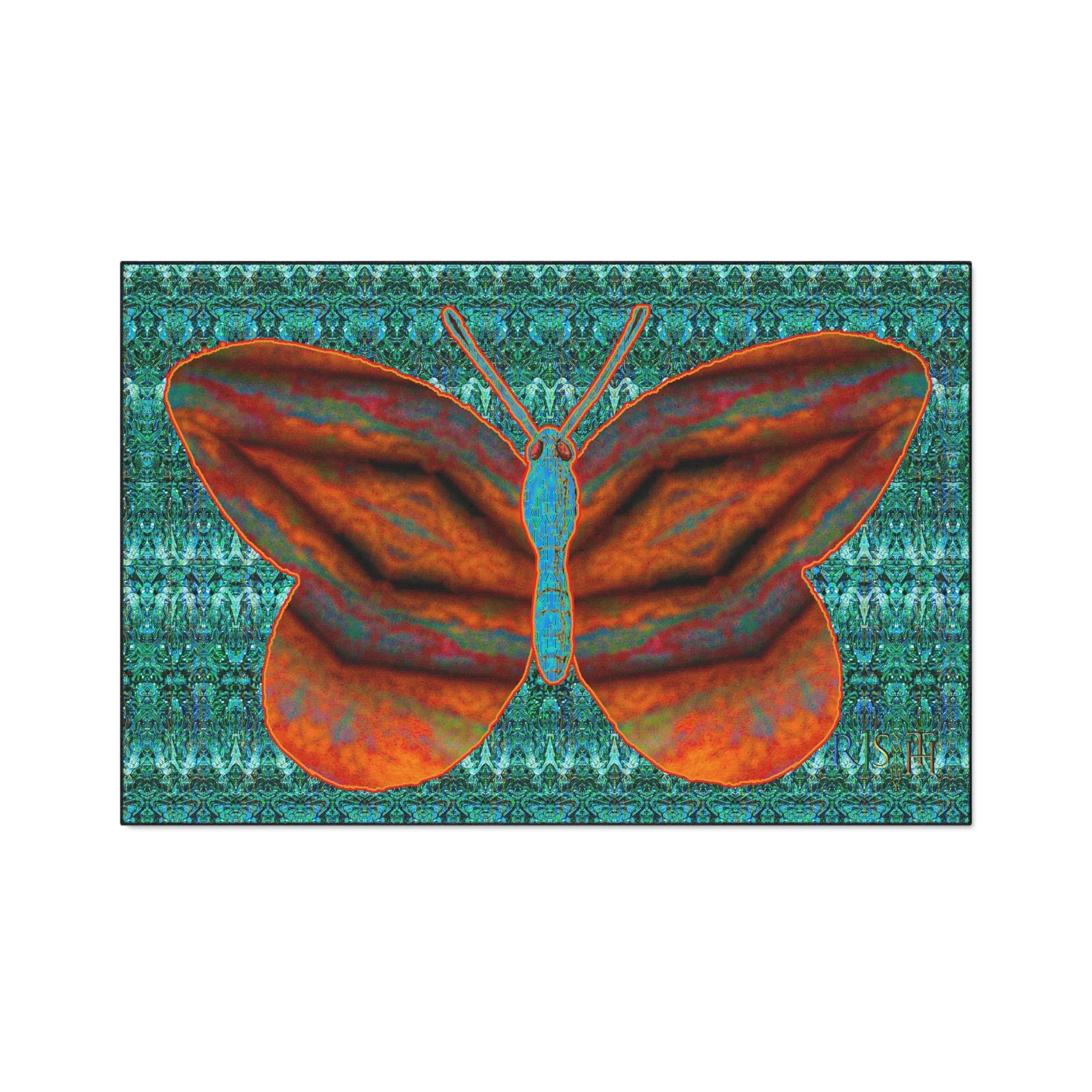 Heavy Duty Floor Mat (Butterfly Glade Denizen & Samhain Dream Thaw 12 & Blue Logo@Alchemic) RJSTH@Fabric#12_11 of 16 RJSTHw2025 RJS